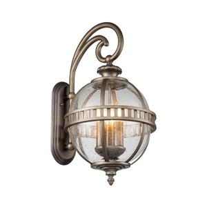 Kichler KL-HALLERON-2M-BU - Aplica de perete pentru exterior HALLERON, 3xE14/40W/230V, IP44 imagine