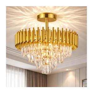 Brilagi - Lustru aplicat ECLIPSE 7xE14/10W/230V Ø 48 cm auriu imagine