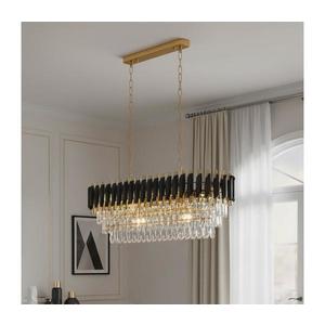 Brilagi - Lustru suspendat pe lanț ECLIPSE 10xE14/10W/230V 78x28 cm negru/auriu imagine