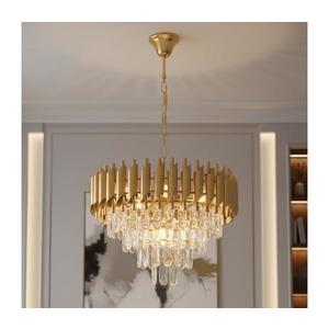 Brilagi - Candelabru cu lanț ECLIPSE 7xE14/10W/230V Ø 48 cm auriu imagine