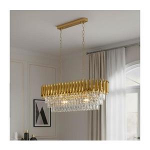 Brilagi - Candelabru pe lanț ECLIPSE, 10x E14/10W/230V, 78x28 cm, auriu imagine