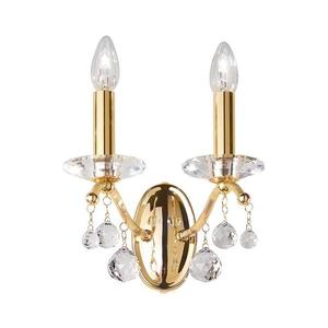 Kolarz 3234.62.3.KoT - Aplica de perete CARMEN din cristal, 2xE14/60W/230V, placată cu aur 24K imagine