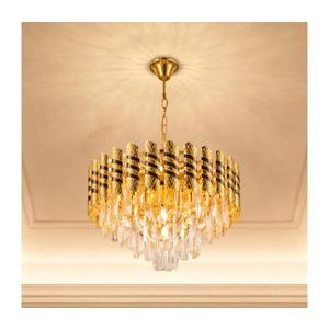 Brilagi - Lustră suspendată pe lanț CRISTAL, 5 x soclu E14 (max. 40 W pe bec), 230 V, diametru 38 cm imagine