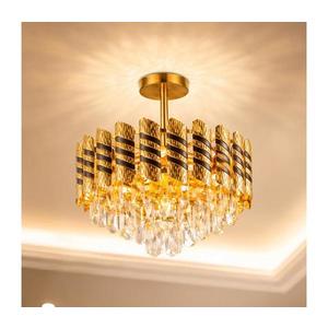 Brilagi - Lustră de tavan aplicată CRISTAL 5xE14/40W/230V Ø 38 cm imagine