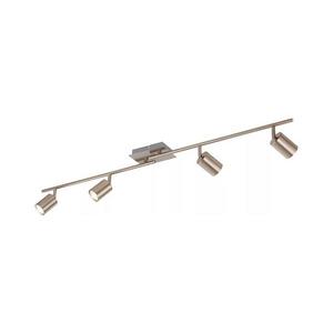 Spot LED Eglo 54684, 4x GU10, 5W, 230V, crom mat imagine