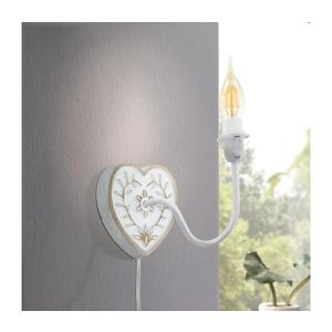 Eglo 33004 - Aplica de perete 1xE14/40W/230V albă/patină imagine