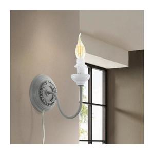 Eglo 33003 - Aplica de perete 1x E14, 40 W, 230 V, gri imagine
