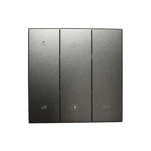 Telecomandă de perete SHAPE, 2xAAA, neagră imagine