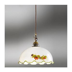 Kolarz 731.30.113 - Pendul pe cablu NONNA, 1xE27/75W/230V, Ø 20 cm, vișiniu/căpșuni imagine