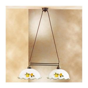 Kolarz 731.82.117 - Lustră suspendată pe cablu NONNA 2xE27/75W/230V, galben-lămâie imagine