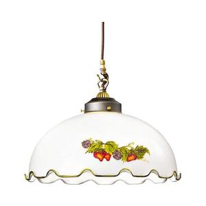 Kolarz NONNA 731.32.115 - lustru suspendat pe cablu, 1xE27/75W/230V, Ø 36 cm, vișiniu/căpșuni imagine