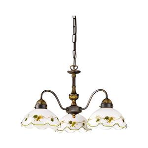 Kolarz 731.83.110 - Candelabru pe lanț NONNA 3xE27/75W/230V vișiniu imagine