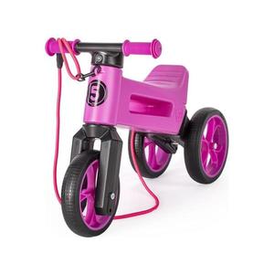 Funny Wheels RIDER SUPER SPORT - Bicicletă fără pedale 2 în 1, roz/negru imagine