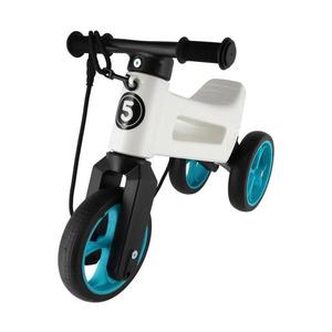 Funny Wheels - Bicicletă fără pedale 2 în 1 RIDER SUPER SPORT alb/negru/albastru imagine
