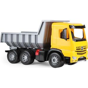 Camion basculant Mercedes GIGA TRUCKS, 65 cm, galben/gri imagine