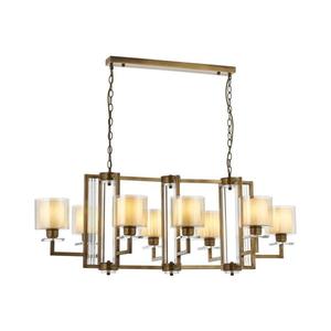 Lustră pe lanț VARANA 8xE27/40W/230V bronz imagine