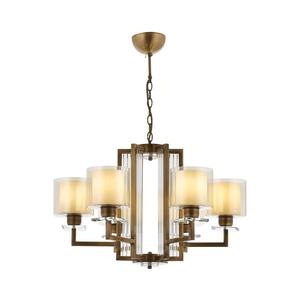 Candelabru suspendat VARANA, 6 x E27, 40 W, 230 V, bronz imagine