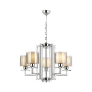 Candelabru pe lanț VARANA 5xE27/40W/230V crom lucios imagine