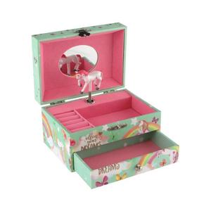 Cutie muzicală pentru bijuterii, model Unicorn imagine