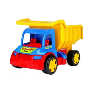 Camion basculant WADER TRUCK, 55 cm, galben/albastru/roșu imagine