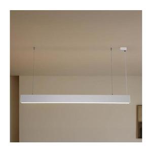 Lustră LED suspendată pe cablu, 55W, 230V, 3000/4000/6500K, 120 cm, albă imagine