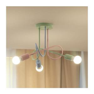 Lustră aplicată OXFORD 3xE27/15W/230V verde/roz/albastru imagine