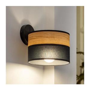 Aplica de perete ALBA 1xE27/15W/230V negru/maro imagine