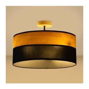 Lustră aplicată ALBA 3xE27/15W/230V Ø 40 cm negru/maro imagine