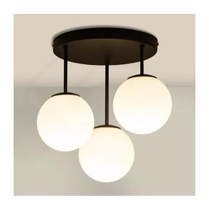 Lustră aplicată MOONLIGHT, 3 x E27, 15 W, 230 V, neagră imagine