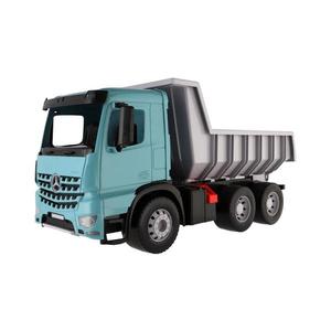 Camion basculant Mercedes GIGA TRUCKS, 65 cm, albastru/gri imagine