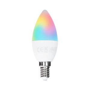 Bec LED RGBW C37 E14/4, 8W/230V 3000K + telecomandă - imagine
