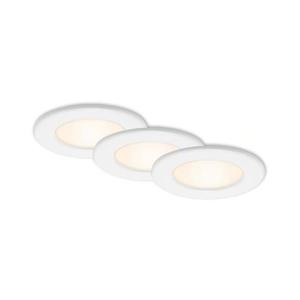 Set 3x spoturi LED încastrate pentru baie 6W/230V 3000K IP44 alb imagine