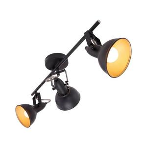 Spot 3x E14, 40W, 230V, negru imagine