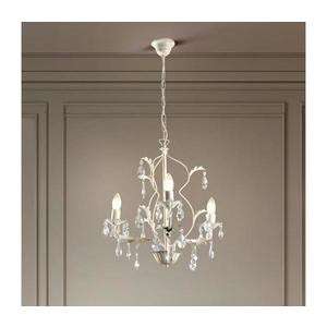 ONLI - Candelabru TERESA cu lanț, 3x E14, 6W, 230V, alb imagine