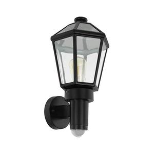 Eglo 97257 - Aplica de perete exterior MONSELICE cu senzor, 1xE27/28W, IP44 imagine
