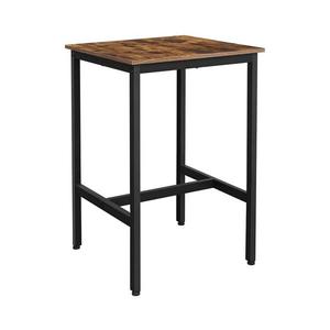 Masă de bar BARTIS, maro/negru imagine