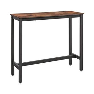 Măsuță de bar BARTIS, maro/negru imagine