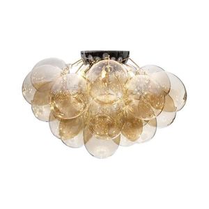 ByRydens 4202610-5503 - Plafonieră GROSS, 6 x G9, 8 W, 230 V, fumuriu/maro, Ø70 cm imagine