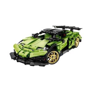 iM.Master - Set de construcție: mașină de curse, 429 piese, alimentată cu 3x AAA, cu telecomandă imagine