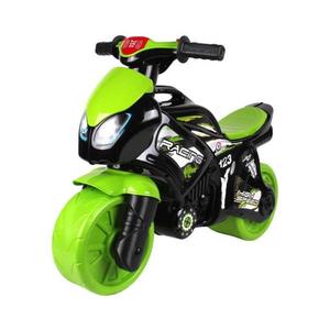 Motocicletă fără pedale cu lumină, verde/negru imagine