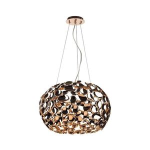 Open Design OR80186 - Lustră suspendată pe cablu CARERA, 6xG9/7W/230V, diametru 55 cm, aur roz imagine