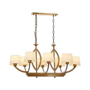 Candelabru suspendat LAHORE, pe lanț, 8xE27/40W/230V, finisaj bronz imagine
