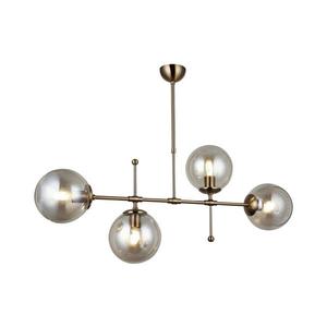 Lustră pe tijă POLINO 4xE27/40W/230V, finisaj bronz imagine