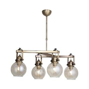 POLINO Lustră pe tijă 4xE27/40W/230V bronz imagine