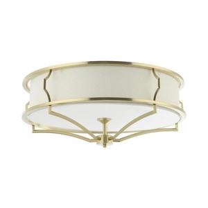 Open Design OR84436 - Plafonieră STESSO, 4 x E27, 12 W, 230 V, Ø 65 cm, alamă/alb imagine