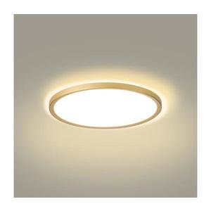 Brilagi - Corp de iluminat LED pentru baie ULTRA SLIM, 18W, 230V, Ø 30 cm, auriu, IP54 imagine