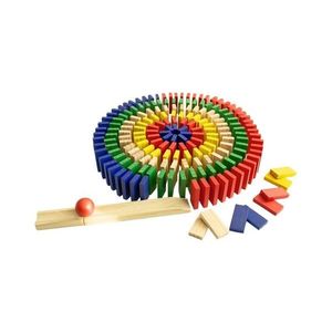 2Kids Toys - Set domino din lemn, 800 piese colorate imagine