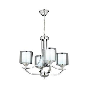Candelabru pe lanț NOVARA 4xE27/40W/230V, crom lucios imagine