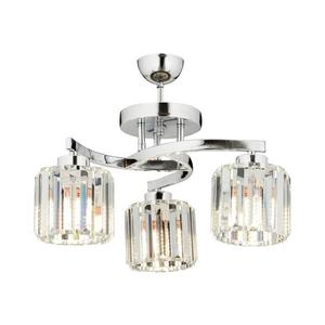 Plafonieră CRYSTALLINE 3xE27/40W/230V crom lucios imagine