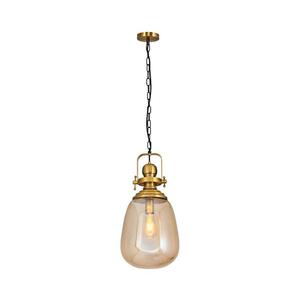 Candelabru pe lanț BOTTLE 1xE27/40W/230V, auriu imagine